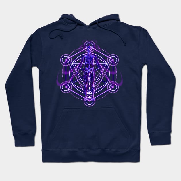 Sacred Human Body and Geometry Hoodie by ddtk